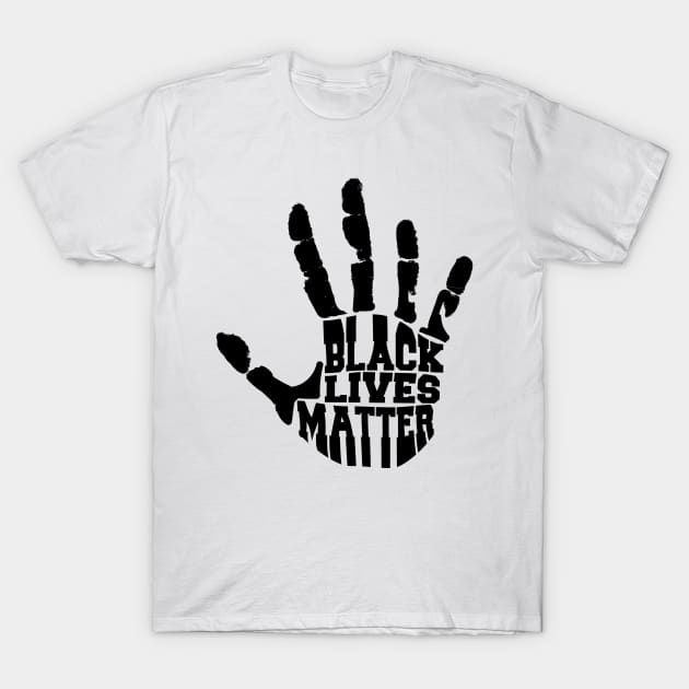 Black live matter T-Shirt by zebra13